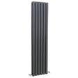 Nuie Revive Designer Vertical/Horizontal Double Panel Radiator H1500 x W354mm Anthracite HLA76