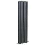 Nuie Revive Designer Vertical/Horizontal Double Panel Radiator H1500 x W354mm Anthracite HLA76