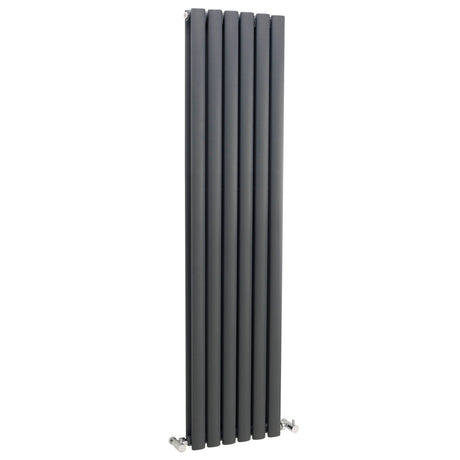 Nuie Revive Designer Vertical/Horizontal Double Panel Radiator H1500 x W354mm Anthracite HLA76