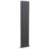 Nuie Revive Designer Vertical/Horizontal Double Panel Radiator H1800 x W354mm Anthracite HLA77