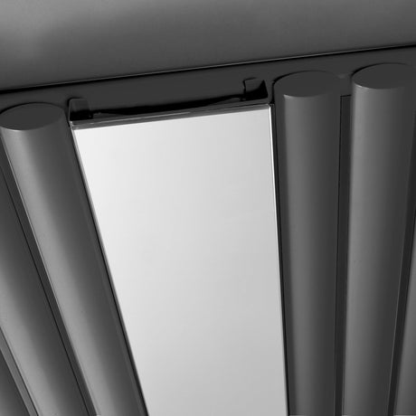Anthracite Panel Radiator With Mirror