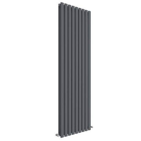 Nuie Revive Designer Vertical Double Panel Radiator H1800 x W528mm Anthracite HLA81