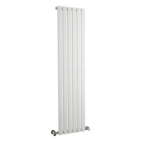 Nuie Sloane Designer Vertical Single Panel Radiator H1500 x W354mm Satin White HLW41