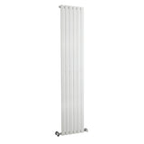 Nuie Sloane Designer Vertical Single Panel Radiator H1800 x W354mm Satin White HLW42