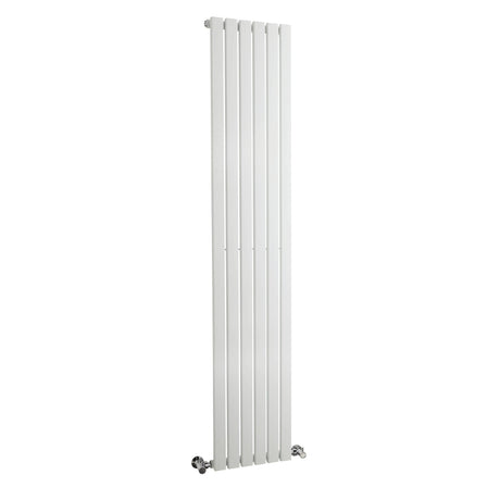 Nuie Sloane Designer Vertical Single Panel Radiator H1800 x W354mm Satin White HLW42