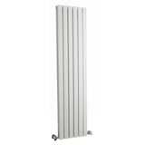 Nuie Sloane Designer Vertical Double Panel Radiator H1500 x W354mm Satin White HLW43