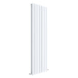 Nuie Sloane Designer Vertical Double Panel Radiator H1800 x W528mm Satin White HLW47D