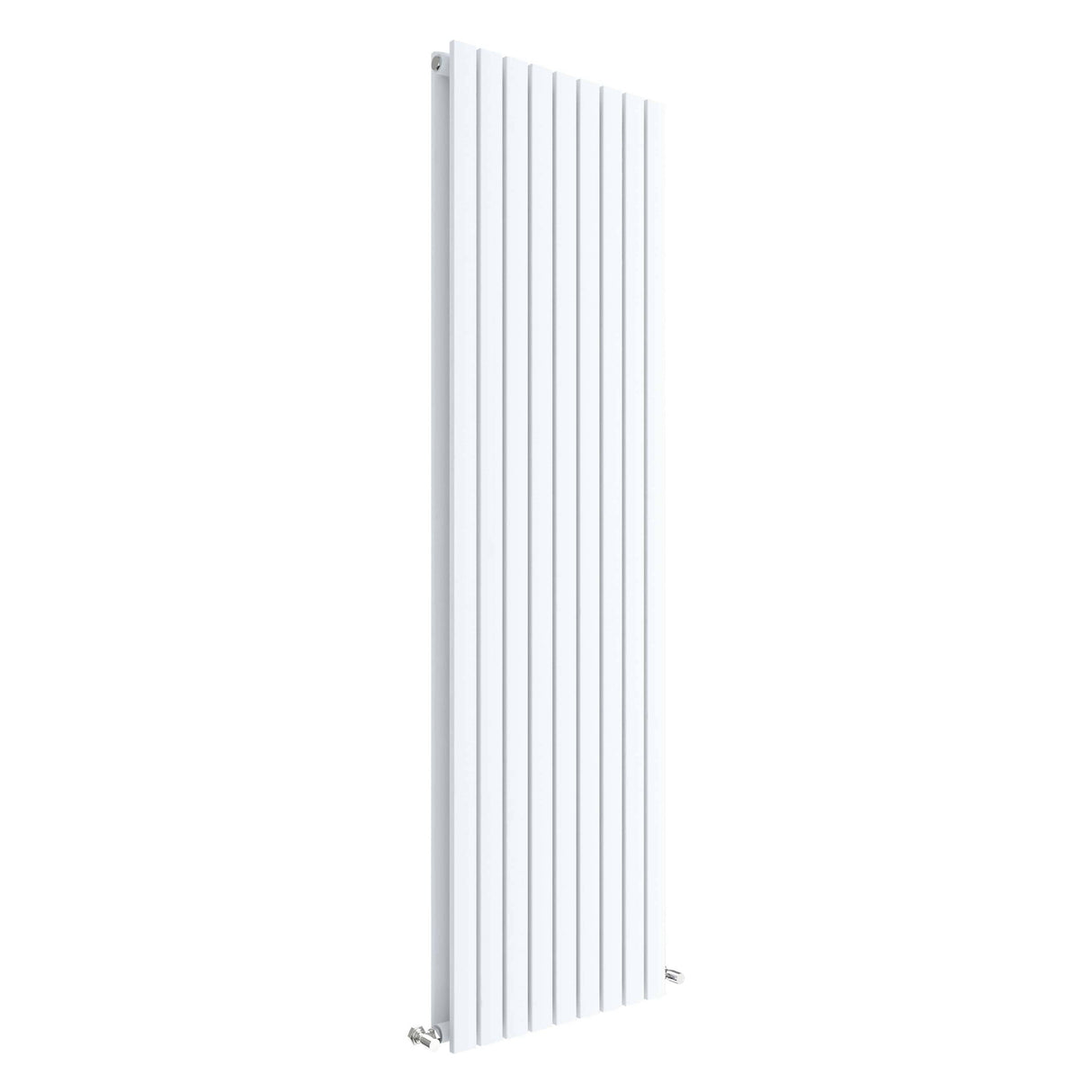 Nuie Sloane Designer Vertical Double Panel Radiator H1800 x W528mm Satin White HLW47D