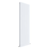 Nuie Sloane Designer Vertical Double Panel Radiator H1800 x W528mm Satin White HLW47D