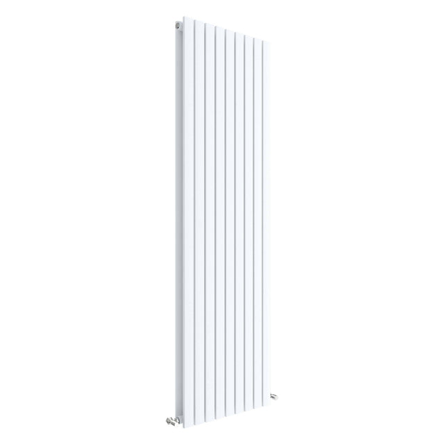 Nuie Sloane Designer Vertical Double Panel Radiator H1800 x W528mm Satin White HLW47D