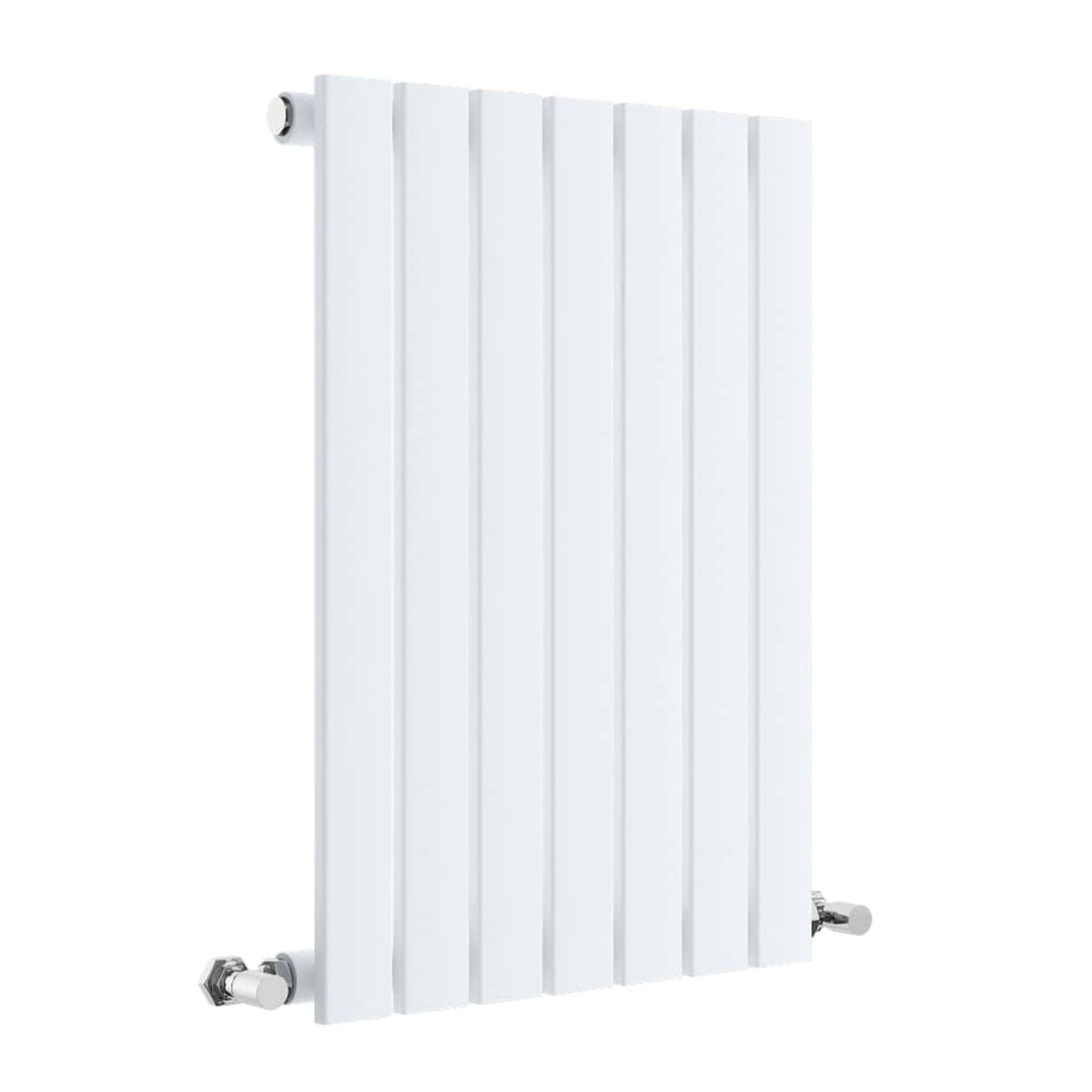 Nuie Sloane Designer Horizontal Single Panel Radiator H600 x W412mm Satin White HLW54