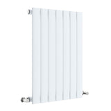 Nuie Sloane Designer Horizontal Single Panel Radiator H600 x W412mm Satin White HLW54