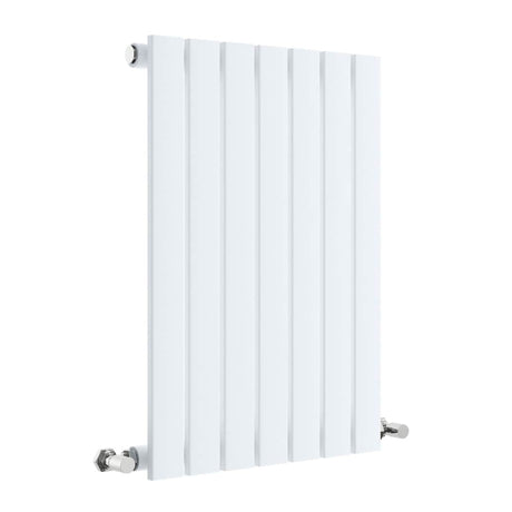 Nuie Sloane Designer Horizontal Single Panel Radiator H600 x W412mm Satin White HLW54