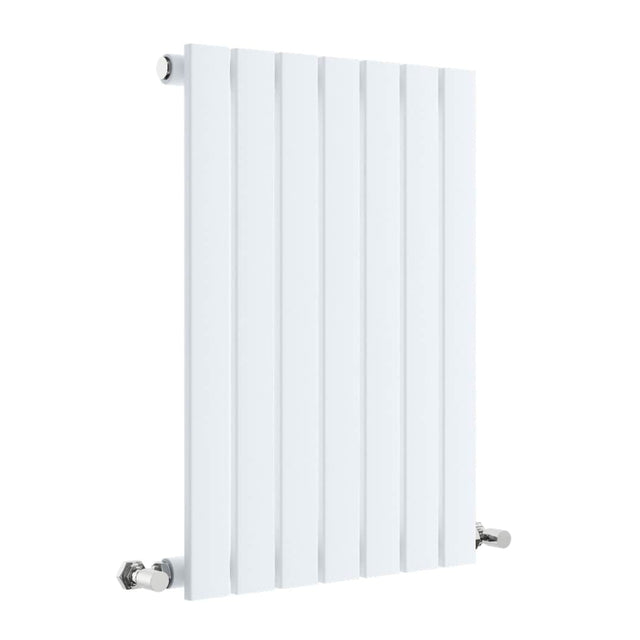 Nuie Sloane Designer Horizontal Single Panel Radiator H600 x W412mm Satin White HLW54