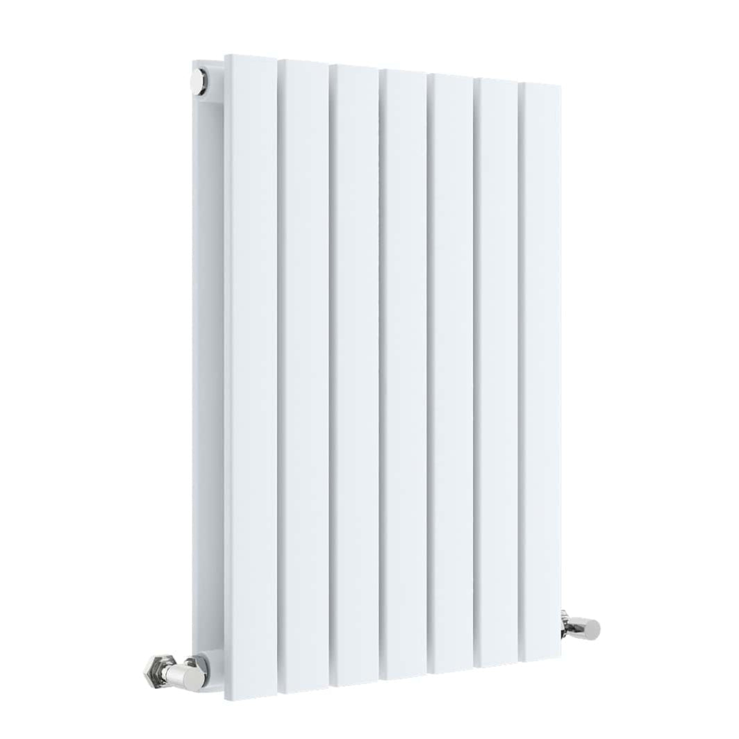 Nuie Sloane Designer Horizontal Double Panel Radiator H600 x W412mm Satin White HLW54D
