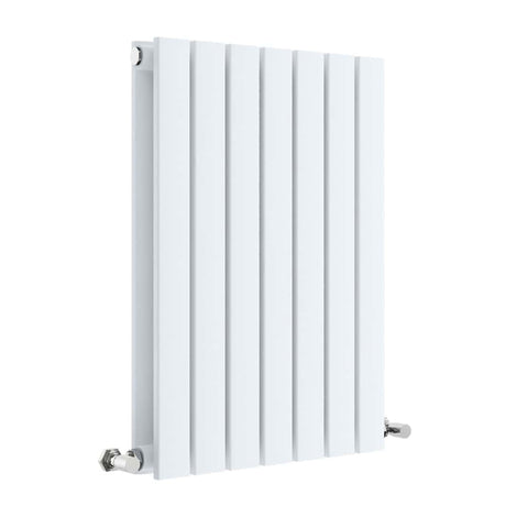 Nuie Sloane Designer Horizontal Double Panel Radiator H600 x W412mm Satin White HLW54D