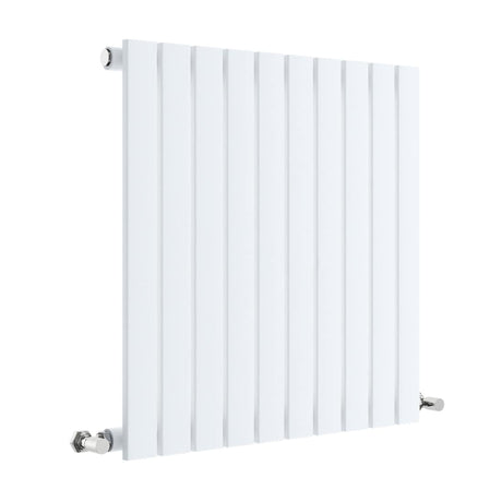 Nuie Sloane Designer Horizontal Single Panel Radiator H600 x W586mm Satin White HLW55