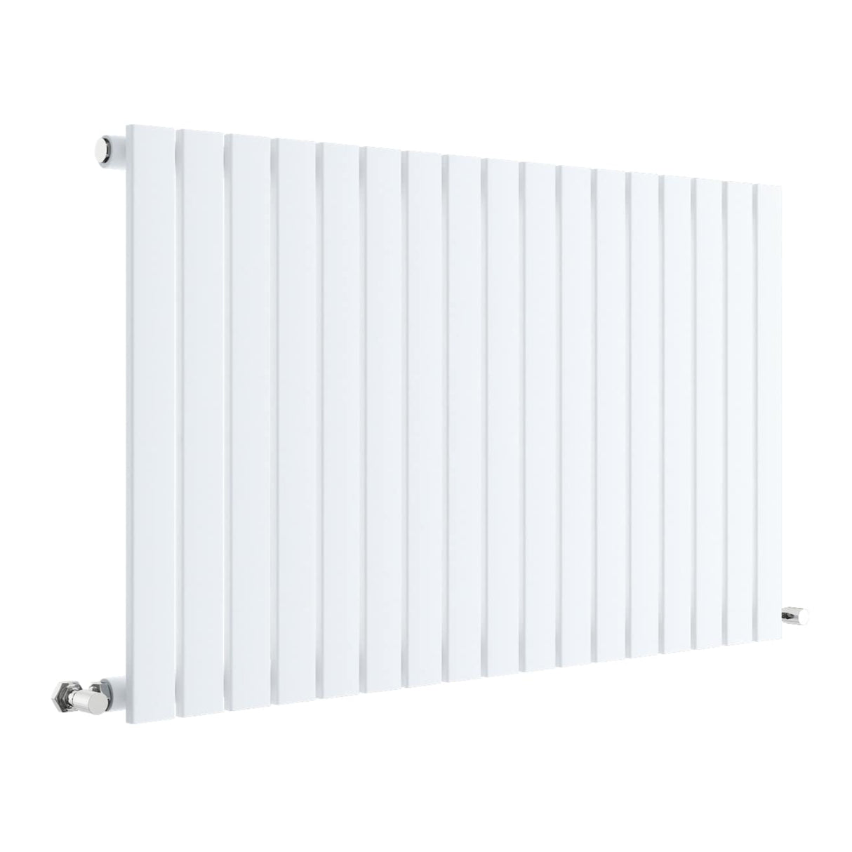 Nuie Sloane Designer Horizontal Single Panel Radiator H600 x W992mm Satin White HLW56