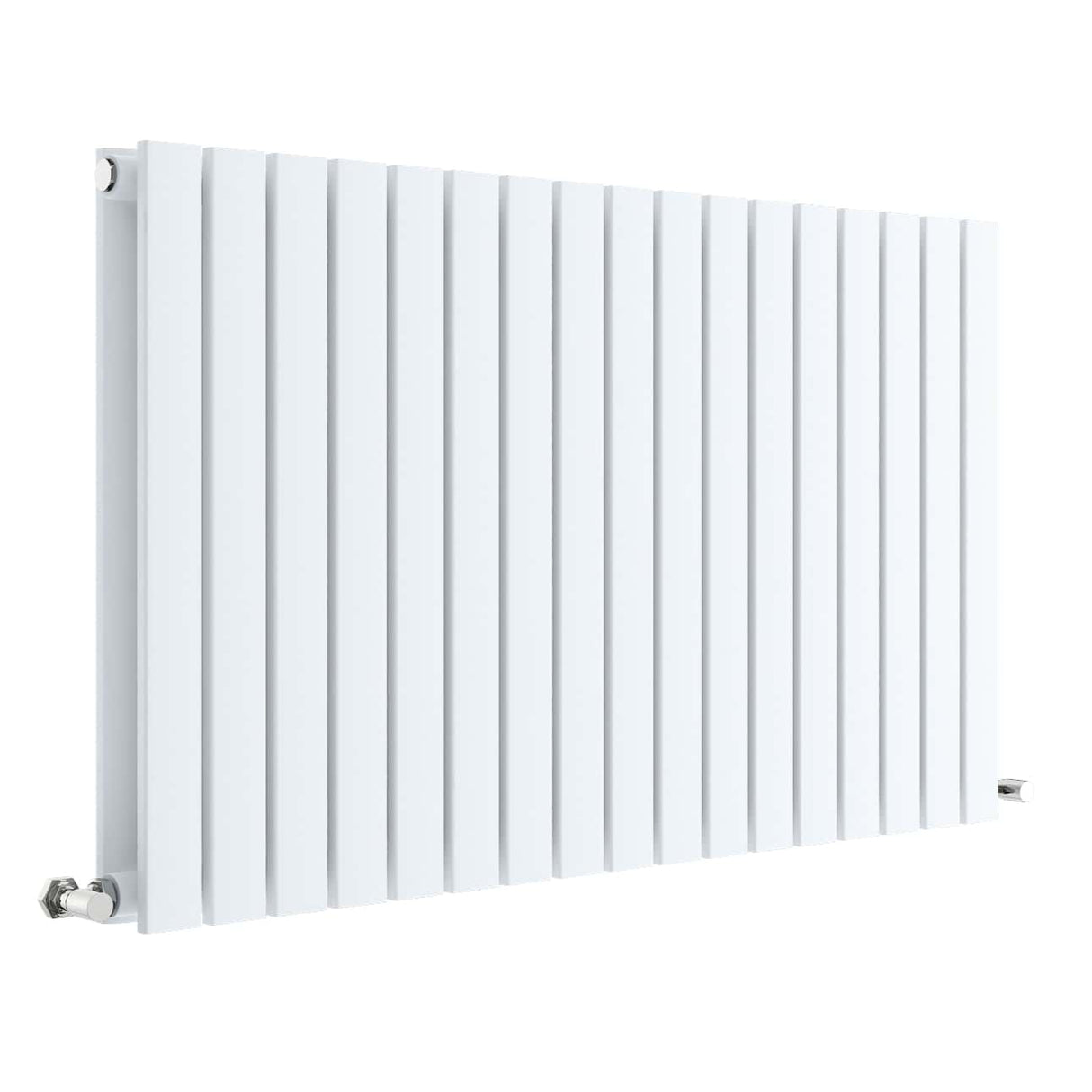 Nuie Sloane Designer Horizontal Double Panel Radiator H600 x W992mm Satin White HLW56D
