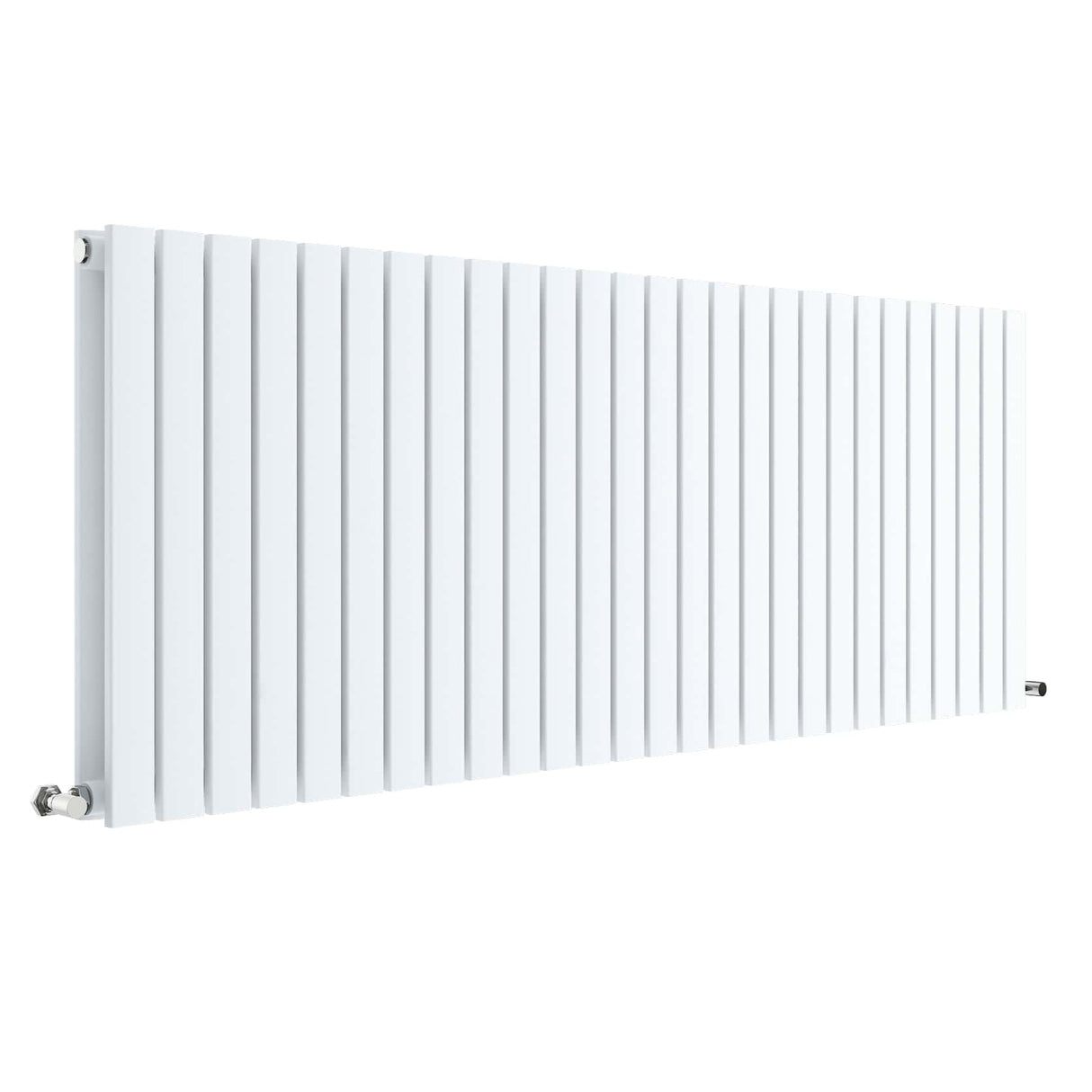 Nuie Sloane Designer Horizontal Double Panel Radiator H600 x W1572mm Satin White HLW60D
