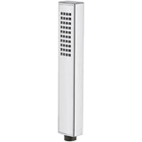 Nuie Rectangular Easy Clean Handset Low Pressure Chrome Chrome HO306