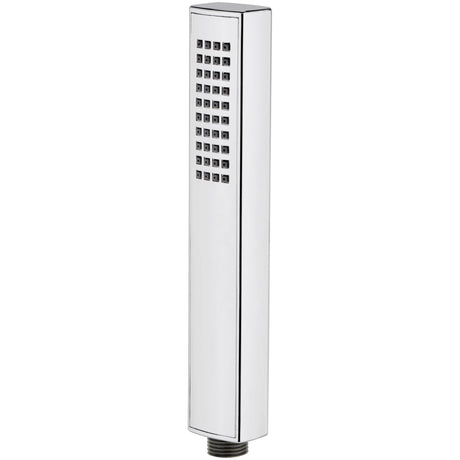 Nuie Rectangular Easy Clean Handset Low Pressure Chrome Chrome HO306