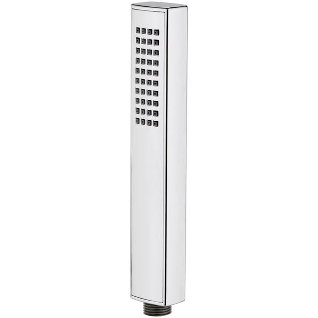 Nuie Rectangular Easy Clean Handset Low Pressure Chrome Chrome HO306