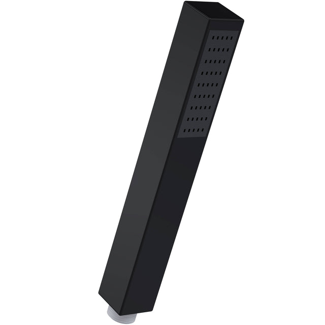 Nuie Square Minimalist Handset Low Pressure Matt Black Matt Black HO410