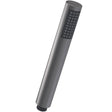 Nuie Round Handset Low Pressure Brushed Pewter HO707