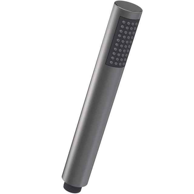 Nuie Round Handset Low Pressure Brushed Pewter HO707