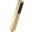 Nuie Square Minimalist Handset Low Pressure Brushed Brass Brushed Brass HO810