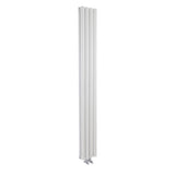 Nuie Revive Designer Vertical Compact Double Panel Radiator H1800 x W236mm Gloss White HRE007