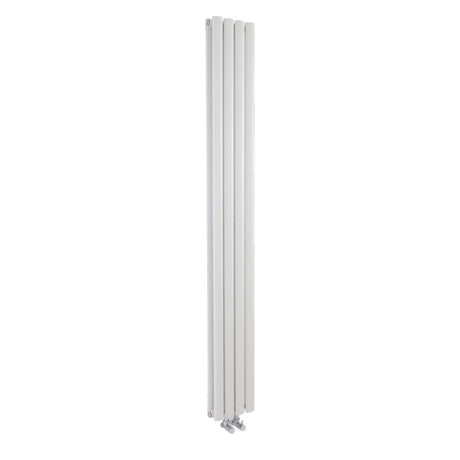 Nuie Revive Designer Vertical Compact Double Panel Radiator H1800 x W236mm Gloss White HRE007