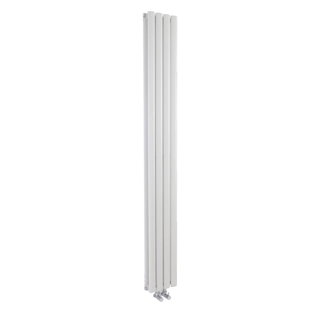 Nuie Revive Designer Vertical Compact Double Panel Radiator H1800 x W236mm Gloss White HRE007