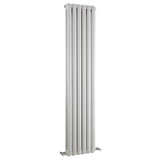 Nuie Salvia Designer Vertical Double Panel Radiator H1500 x W383mm Gloss White HSA002