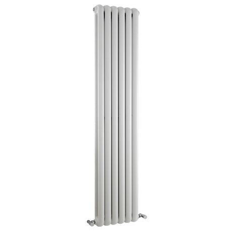 Nuie Salvia Designer Vertical Double Panel Radiator H1500 x W383mm Gloss White HSA002