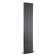 Nuie Salvia Designer Vertical Double Panel Radiator H1800 x W383mm Anthracite HSA005