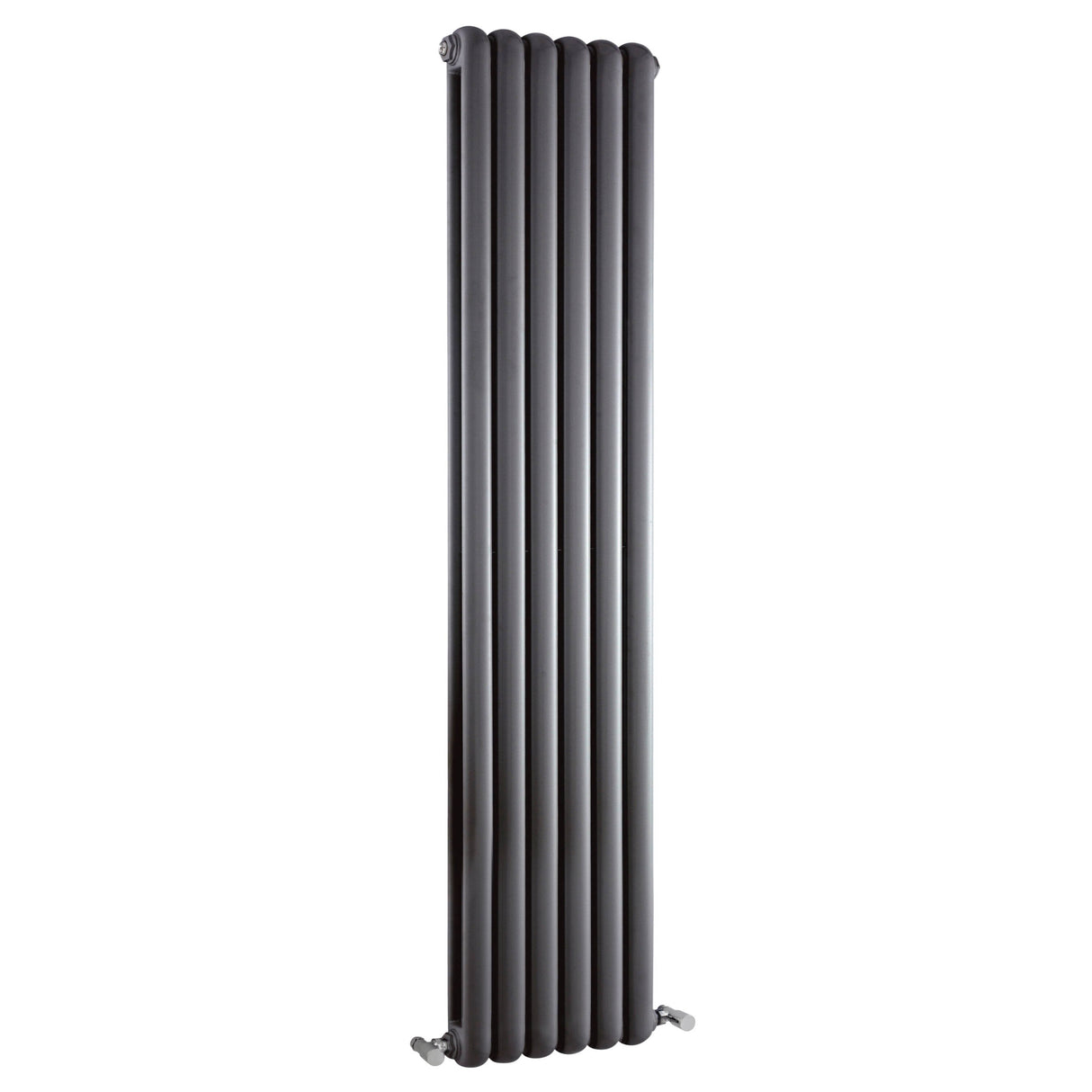 Nuie Salvia Designer Vertical Double Panel Radiator H1500 x W383mm Anthracite HSA006