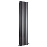 Nuie Salvia Designer Vertical Double Panel Radiator H1500 x W383mm Anthracite HSA006