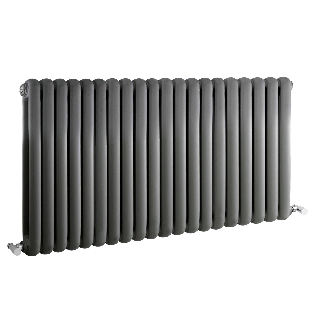 Nuie Salvia Designer Horizontal Double Panel Radiator H635 x W1223mm Anthracite HSA007