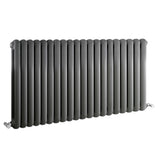 Nuie Salvia Designer Horizontal Double Panel Radiator H635 x W1223mm Anthracite HSA007