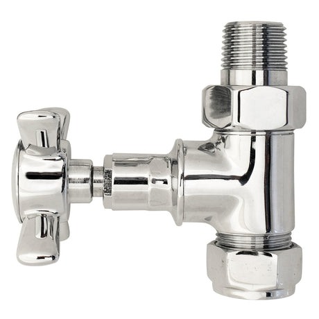 Nuie Victorian Straight Traditional Radiator Valves Pack Chrome HT379