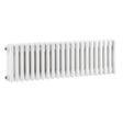 Nuie Colosseum Horizontal Column Radiator Gloss White HX303