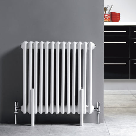 Nuie Colosseum Horizontal Column Radiator Gloss White HX304 LS