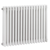 Nuie Colosseum Horizontal Column Radiator Gloss White HX305