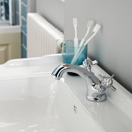 Nuie Beaumont Luxury Mono Basin Mixer Tap with Waste Chrome I305X LS
