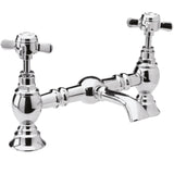 Nuie Beaumont 2 Hole Basin Mixer Tap Chrome I315X