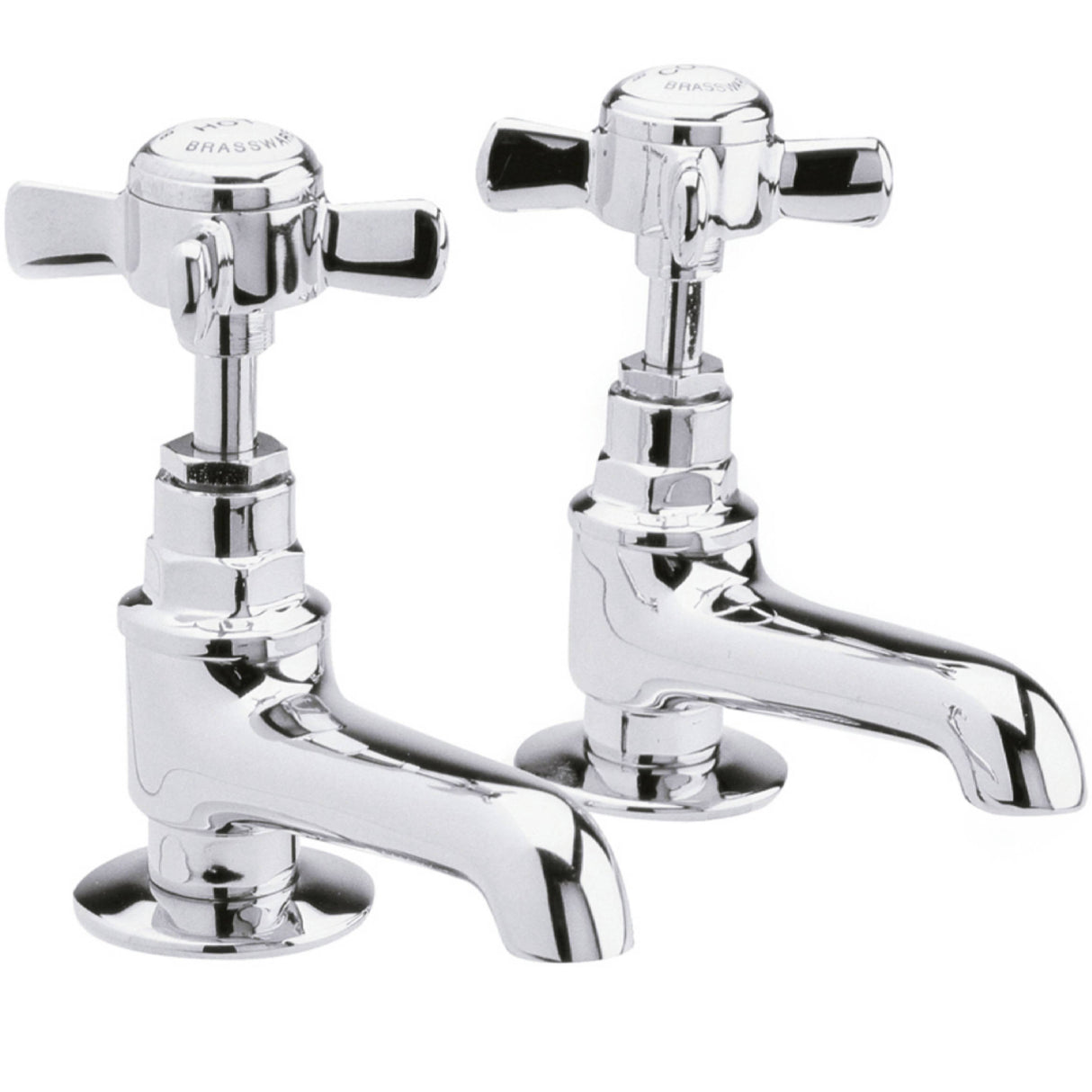 Nuie Beaumont Basin Pillar Taps Chrome I321XE