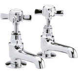 Nuie Beaumont Basin Pillar Taps Chrome I321XE