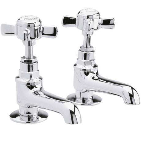 Nuie Beaumont Basin Pillar Taps Chrome I321XE
